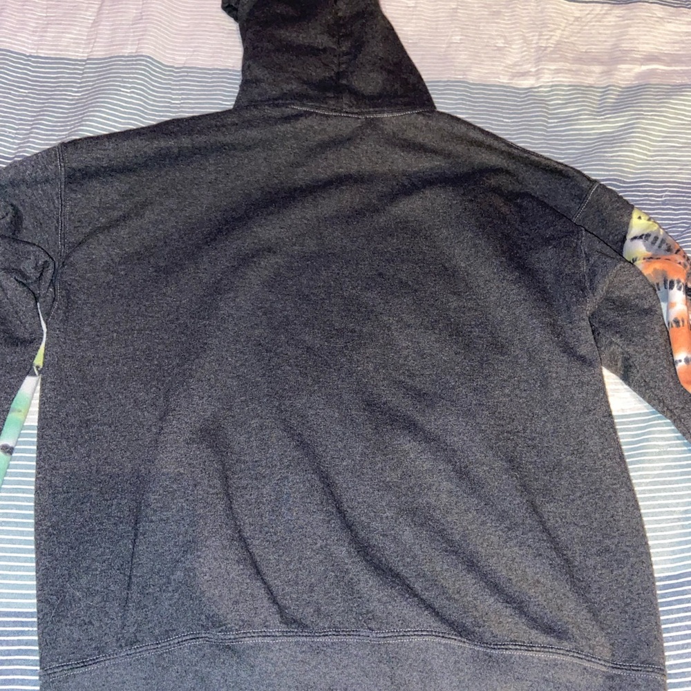 SOLD- Obey Make Art Not War Tie Dye Sleeve Hoodie Large - Picture 4 of 5